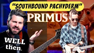 Bass Teacher REACTS to PRIMUS  “Southbound Pachyderm” (Official Music Video)