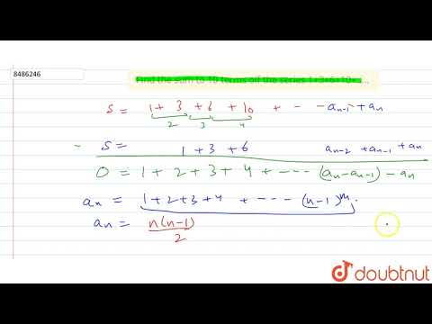 Find the sum to 10 terms oif the series 1+3+6+10+…..
