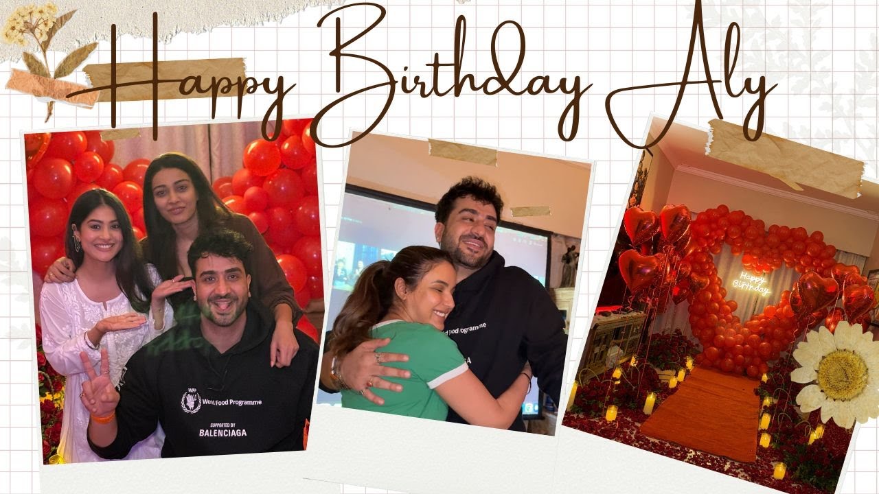 Surprise Birthday Party For Aly | Birthday plans | Jasly | Shireen | Krishna Mukherjee