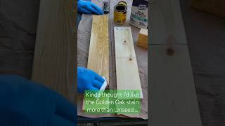 Palletwood Stain Testing for the 'Shoe Rack Project' | #linseed #makesomething #diy