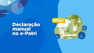Como Declarar Informaes Patrimoniais No Epatri