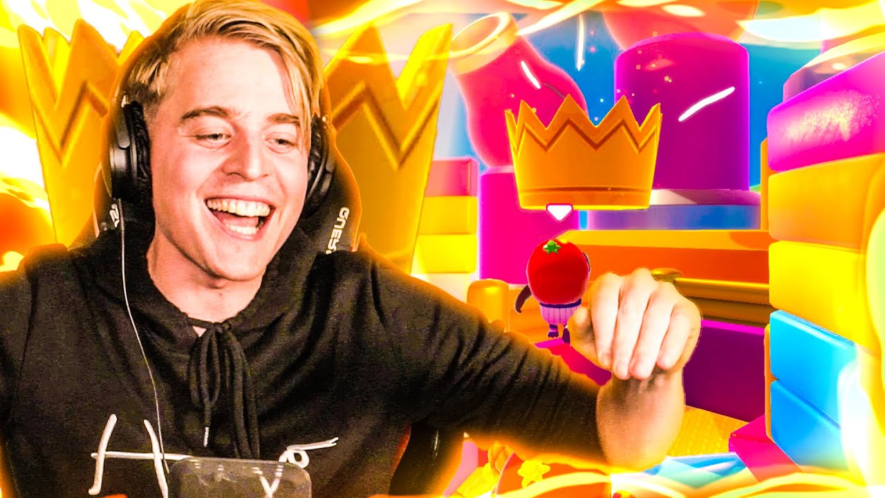 EEN LEKKER WINNETJE IN MIJN EERSTE FALL GUYS VIDEO