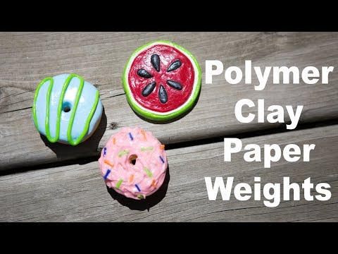 Polymer Clay Pattern Weights Tutorial