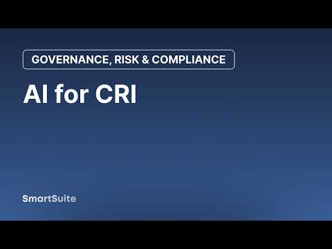 AI for CRI -- GRC Solution Walkthrough | SmartSuite