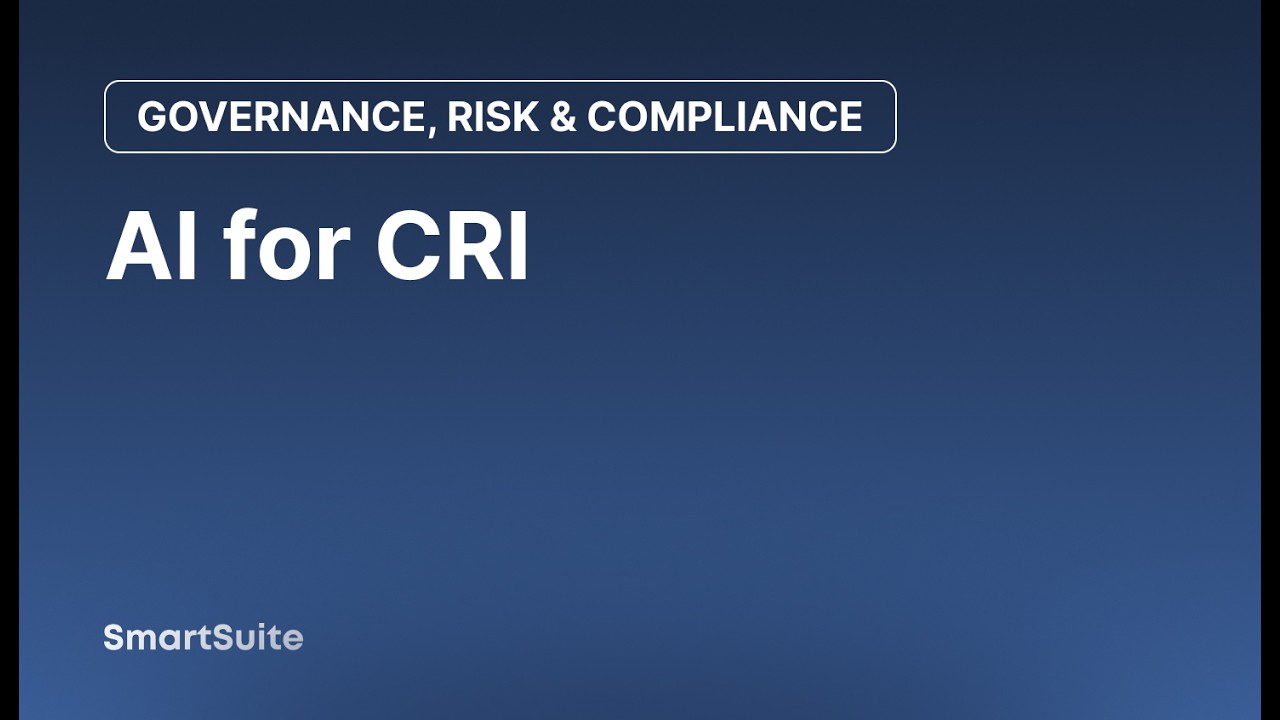 AI for CRI -- GRC Solution Walkthrough | SmartSuite