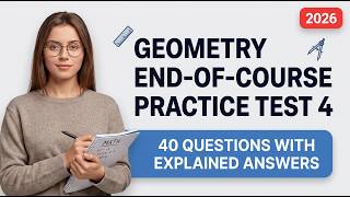 Geometry EOC Practice Test 4 (2026) | 40 Questions with Explained Answers