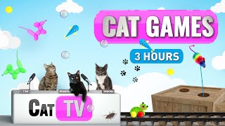Cat Games | Ultimate Cat TV Compilation Vol 5 | 3 HOURS