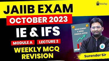 JAIIB IE & IFS Revision Class | JAIIB Exam October 2023 Preparation | JAIIB Important Questions