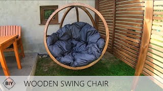 🔨DIY Wooden Outdoor Swing Chair / Wiszący fotel ogrodowy