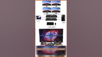 BuyTESmart KVM #Quad #Monitor #Setup #shorts