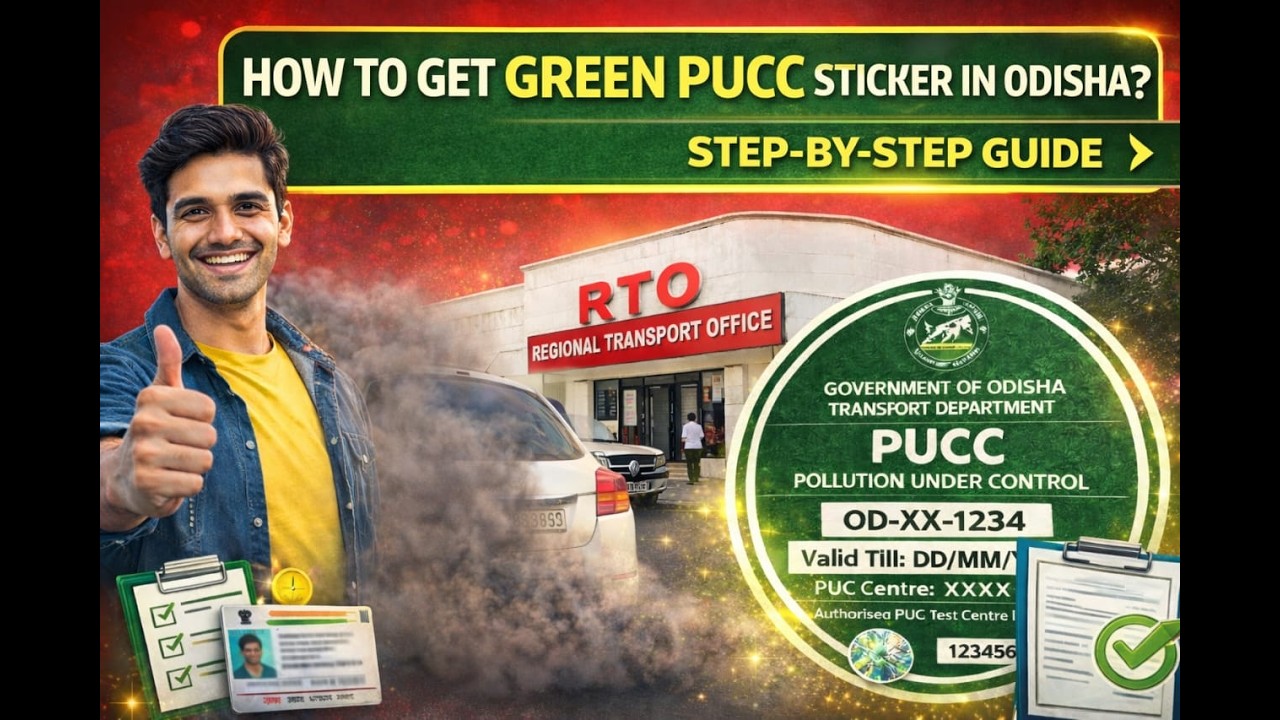 କେଉଁଠୁ ପାଇବେ ସବୁଜ ଷ୍ଟିକର ? GREEN STICKER AVAILABLE ON JANUARY 10 . 