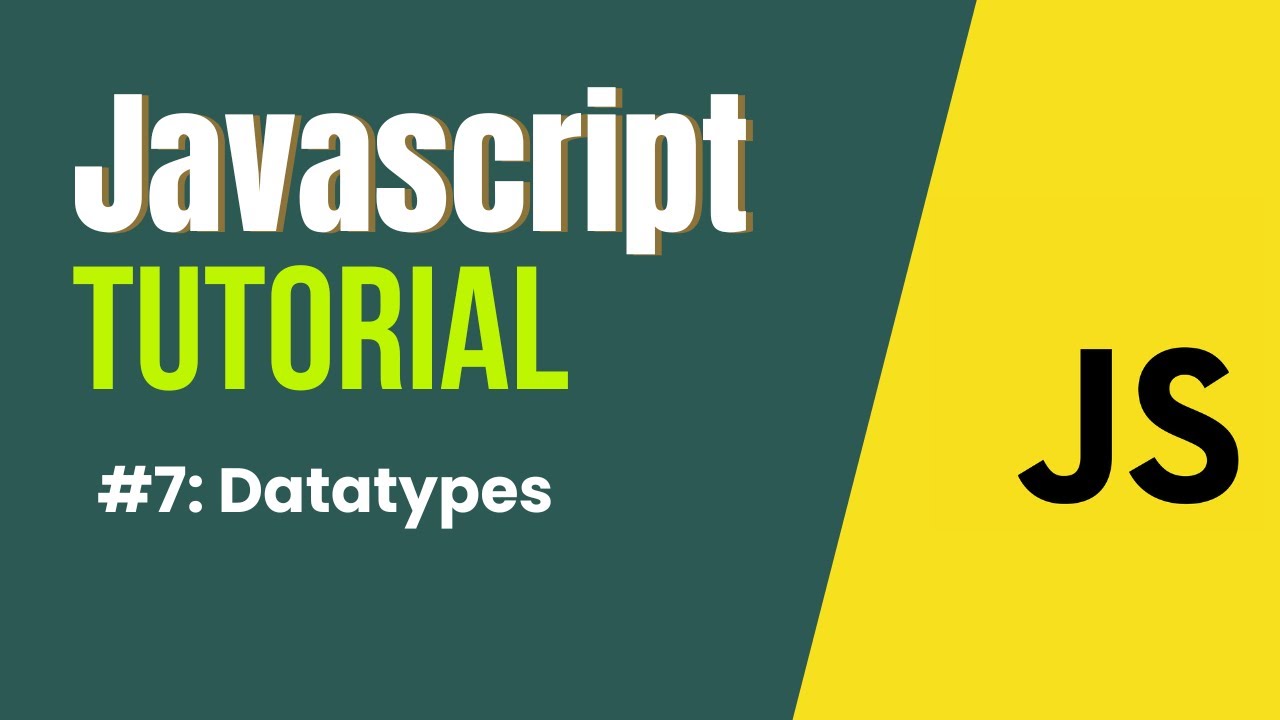 JavaScript Tutorial in Hindi | Javascript Datatypes #07 - YouTube