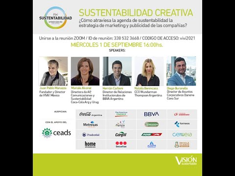 Resumen webinar Sustentabilidad Creativa.