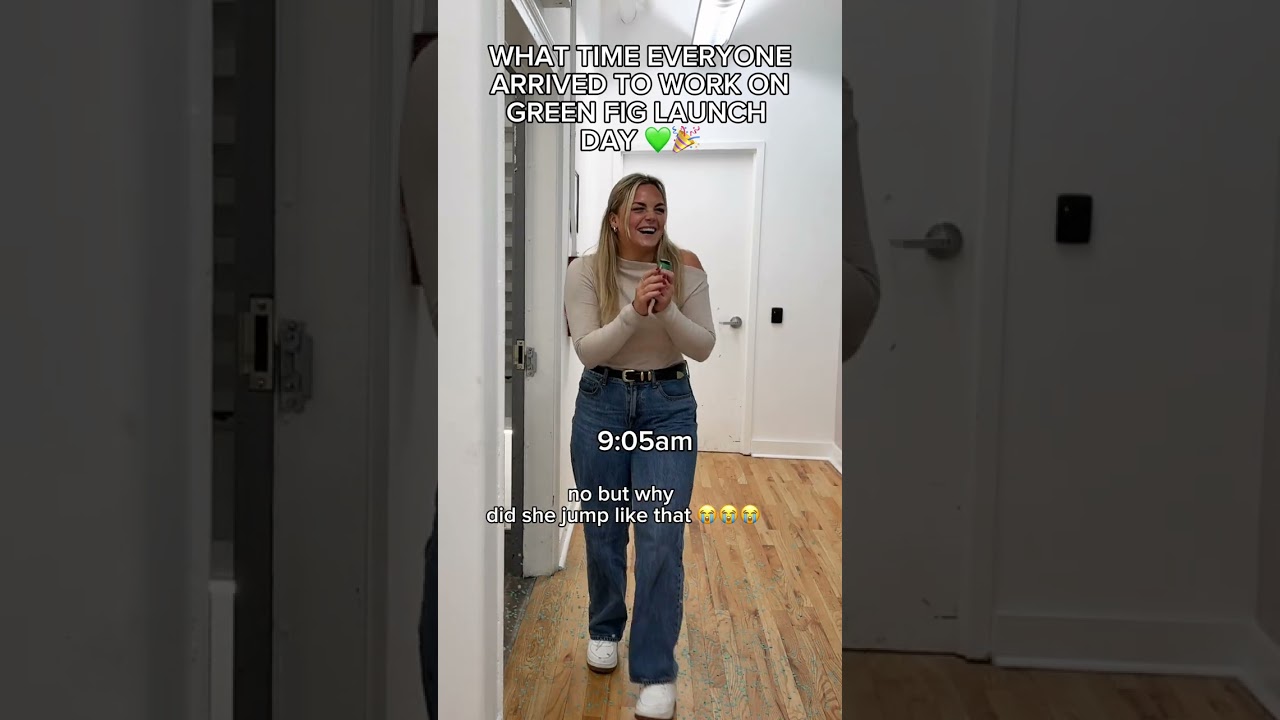 Surprising our team on Green Fig launch day with confetti cannons! 👀 🎉