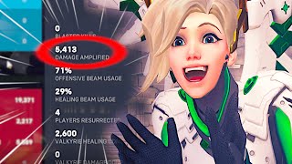 Huge 5400 Damage Boosted! 🤩 Grandmaster Mercy - Overwatch 2