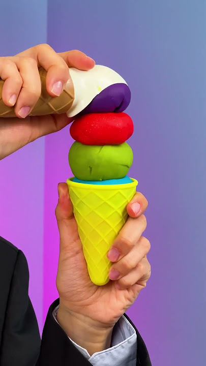 Make Colorful Ice Cream! 🌈🍦 Learning Colors Is Fun! 💖