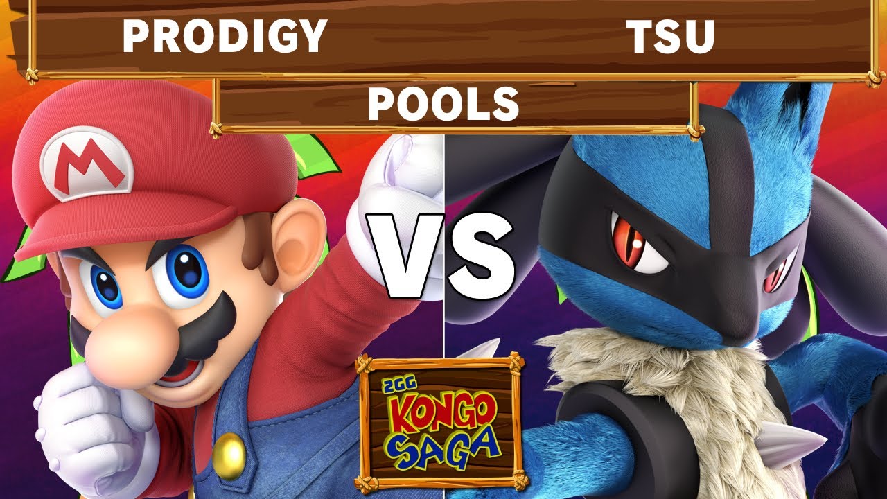2GG Kongo Saga - Armada | Prodigy (Mario) VS Tsu (Lucario) Pools - Smash Ultimate