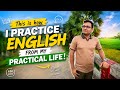 Every day, This is how I Practice English from my practical Life!😍