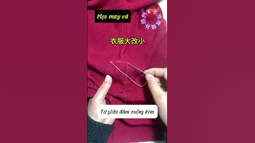 Cách Thu Nhỏ Áo Rộng Bằng Mũi May Thường| Song Anh MK #Phutungmaykhausonganh