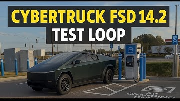 FULL SELF DRIVING TEST LOOP – Tesla Cybertruck FSD Supervised VERSION 14.2 (Uncut)