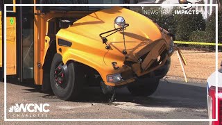 No injuries reported after 2 CMS buses crash into each other