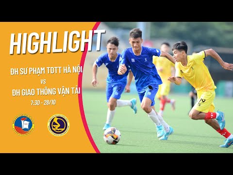 Video Higlight l ĐH Sư phạm TDTT Hà Nội - ĐH Giao thông vận... - YouTube
