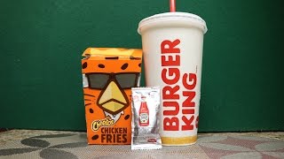 Burger King Cheetos Chicken Fries (Taste Test) Burger King Cheetos Chicken Fries Review Peep This Out