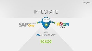 How to Integrate SAP Business One and Zoho CRM | APPSeCONNECT iPaaS