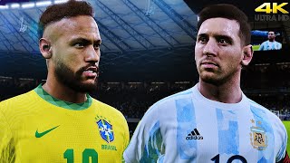 PES 2021 - Brasil vs Argentina | Final Copa America 2021 - PS5™ [4K 60fps]