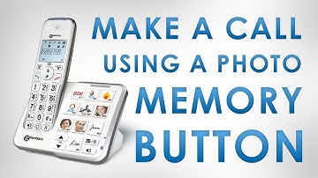 AMPLIDECT295 PHOTO - Make a call using a photo memory button