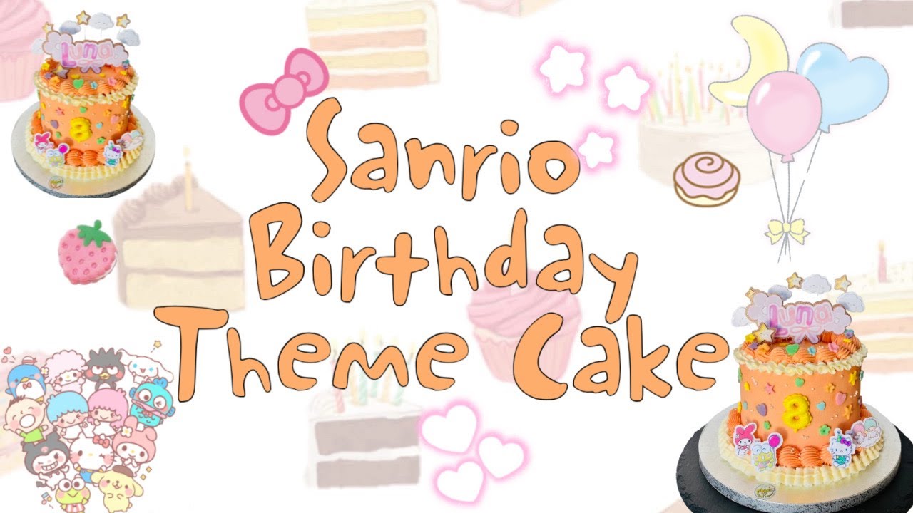 Sanrio Theme Cake | Birthday Cake | Printed topper| Maja's Bread and Butter