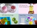 4 easy diy recipes tinted lip balm  lime zest soap  stress free massage oil  coloured candles