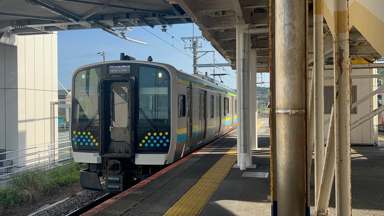 上総一ノ宮入線】15時37分発3245M普通木更津行き E131系R01編成
