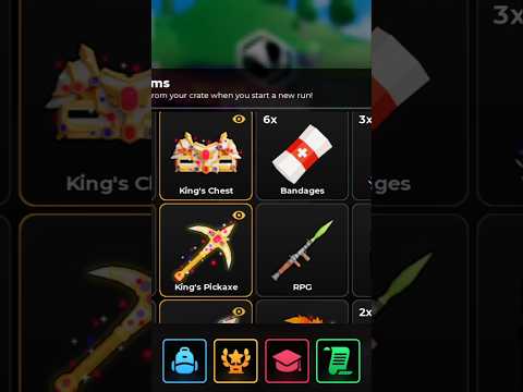 Inventory showcase part 2 (drill to earths core) #gaming #roblox #shorts