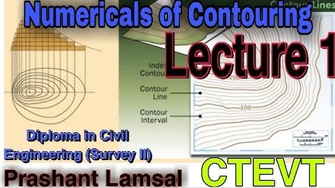 Contour Numerical (Lecture 1). Surveying II | Diploma in Civil Engineering | CTEVT | 4th Semester|