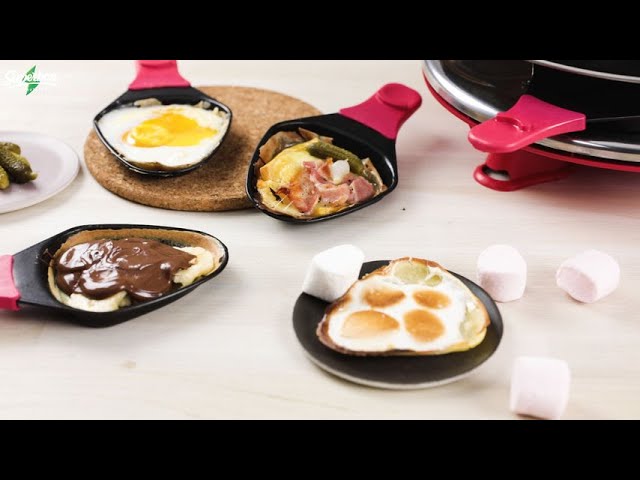 SAYONApps Raclette Grill with Crepe, pan cake maker 