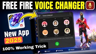 Free fire voice changer app 2025 | How To Change Voice In Free Fire | Voice Changer App For FreeFire screenshot 2