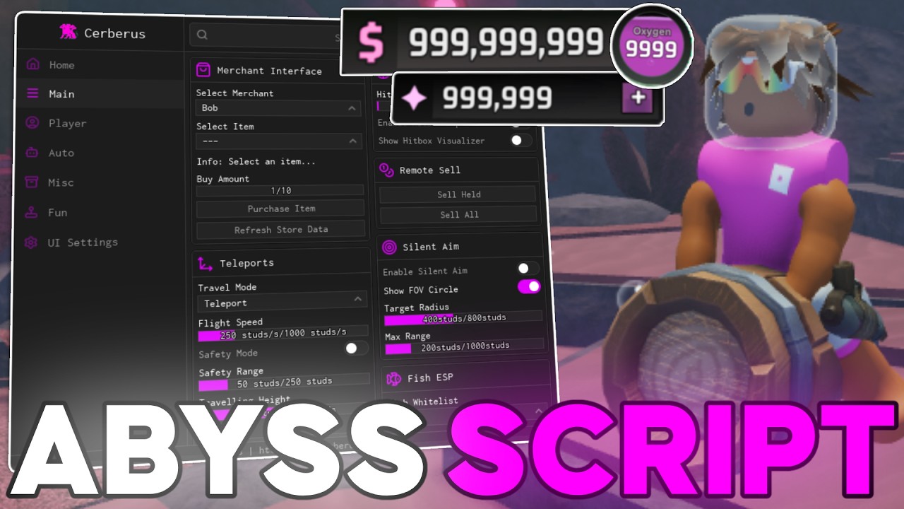 BEST Roblox Abyss Script *NO KEY* Autofarm Tickets, Auto Fish, Instant Catch + MORE!
