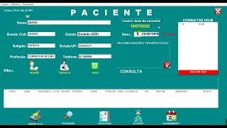 Cadastro Paciente - Python