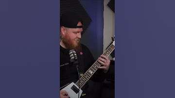 Metallica Riffage with 7-36 Gauge Strings  #shorts