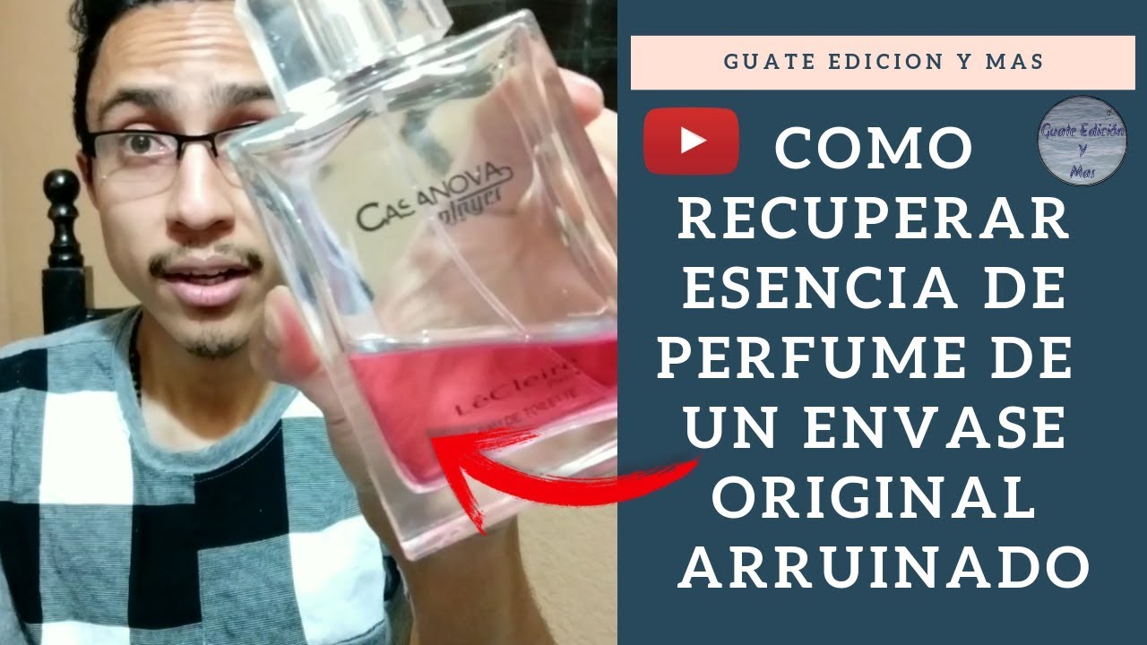 COMO ABRIR UN ENVASE DE PERFUME ORIGINAL COMO ABRIR ENVASE Y SALVAR