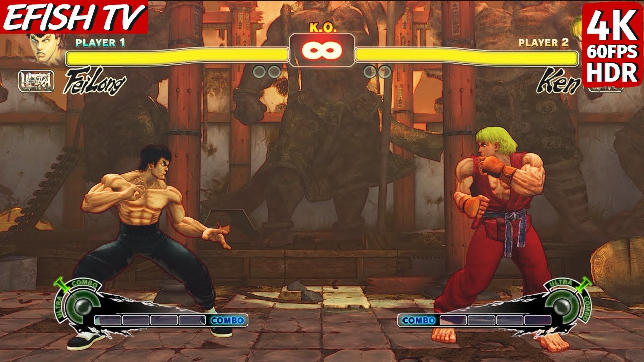 kidslogic ウルトラストリートファイターIV ケンvsフェイロン Fei Long vs Ken (Hardest AI) - Ultra Street Fighter IV - YouTube