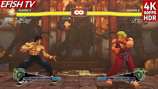 Fei Long vs Ken (Hardest AI) - Ultra Street Fighter IV - YouTube
