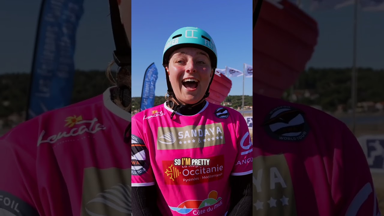 Fourth-ranked overall, V. Lippitsch #wingfoilworldtour #wingfoiling #gwa #france