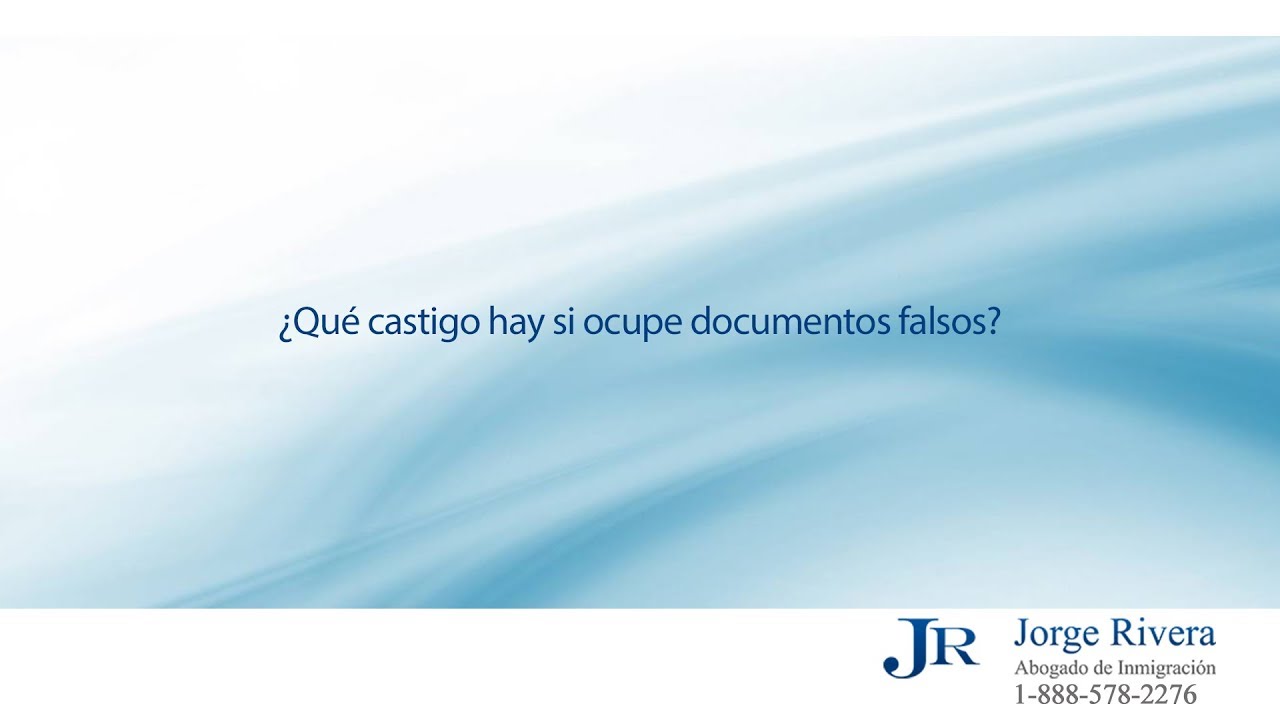 ¿Qué castigo hay si ocupe documentos falsos? ley de austeridad republicana 10 años