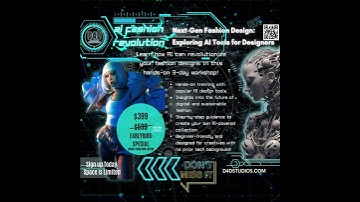 Create the future of fashion with AI! Design, sketch & produce a collection using cutting-edge tools