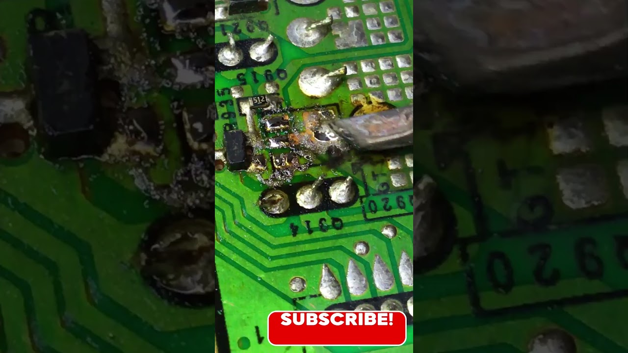TV MOTHERBOARD REPAIR 🔧 SMD TRANSISTOR REPLACEMENT 👀🔥 