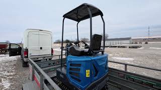 600 Mile Trip for Auction Diesel Mini Excavator - AGT DM20