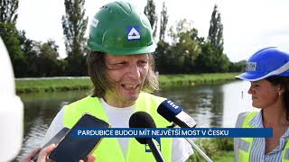 Pardubice budou mít největší most v Česku