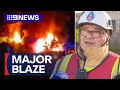 Family of 10 escapes twostorey sydney homes blaze  9 news australia